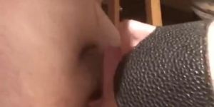 Wife in Hotel Deepthroats and Gags with rough Cock rammed in mouth