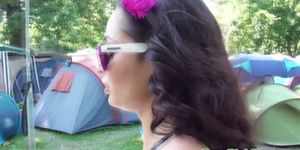 MOFOS - Pulled euro party babe loves public park sex