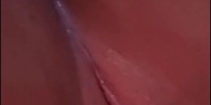 Pussy close up Pushing out all his cum