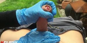 garden handjob