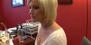 Hot Blonde Gets Picked Up...Then Gets Fucked To A Pulp