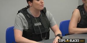 Milf cops admit to suspect they have been wanting some big black dick