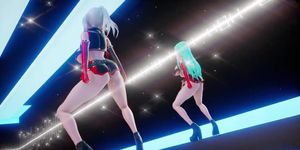 MMD Haku and Melissa (Sexy AF) (Chocolate Cream) (Submitted by Shark100)