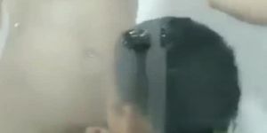 Ladyboy shower with brother and suck her dick
