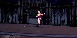 MMD Touhou Project Yakumo Murasaki (Naked Dance: ????) (Submitted by Hinee)