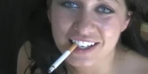 Smoke Dangling Porno - Beautiful British brunette Milf smoking & dangling - Tnaflix.com