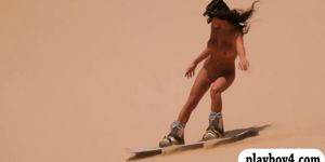 Lovely badass babes loves sand boarding and other activities