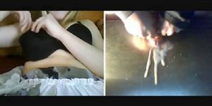 chatroulette girl interesting on cum 1 - video 1