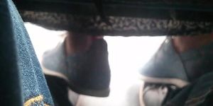 short candid trample in bus (Gina Carano)