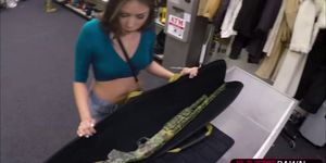 Samantha Parker gets her tight pussy slammed for money