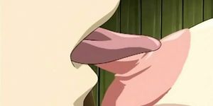 Hentai seksslaaf krijgt hete tepels geplaagd in close-up