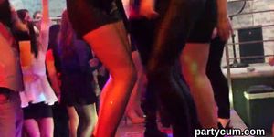 Naughty girls get totally foolish and nude at hardcore party