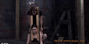 Useless slut is playing her clits - video 17