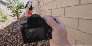 Bambi Black is a hot stepsis who agreed to model for bros new camera (Bambi Blacks)