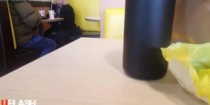 Flash Granny at McDonalds