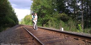 TiggleBitties Sex On Tracks