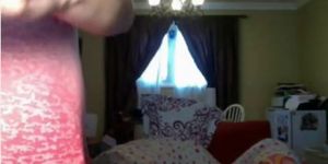 Sexy blonde babe on webcam - video 5