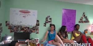 Wild dildo playing with hot lesbians - video 31