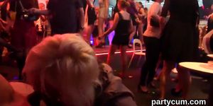 Unusual sweeties get entirely insane and nude at hardcore party