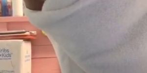 Black teen on Periscope towel drop