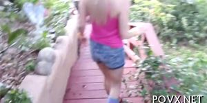 Nasty cutie exposes her boobies - video 8