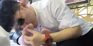 Chinese student foot licking (full video add me)