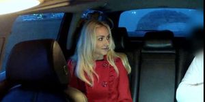 Fake taxi driver cums inside blonde after good fuck