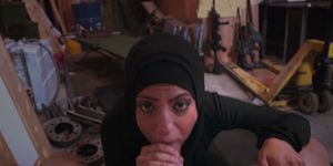 Sexy Arab Chic Cleans Like A Pro And Fucks Like A Ho