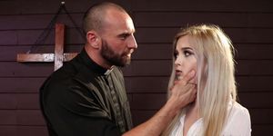 Blonde fucked by priest and believers (Stirling Cooper)