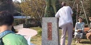 Free jav of Crazy Japanese bronze statue part2