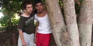 CJXXX - Barebacking latino twinks love cum