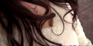 ERITO - Asian teen orgy babes facialized closeup