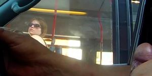 Flash Cock To Bus Girl