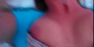 POV blonde ex-girlfriend mouth fucking giant horny cock