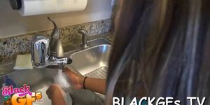 Black stunner gives a cute ride - video 11