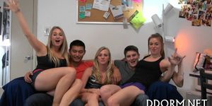 Explosive and wild dorm party - video 29