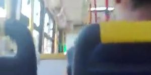 Cock Flash On Bus