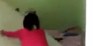Crazy Angry Wife Catches Husband And Gf
