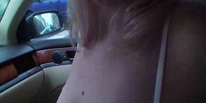Aneta shows blowjob and fucking in car