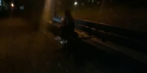 BOYFRIEND LEFT HER IN Lincoln Terrace Park (Public Sex)
