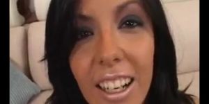 Lorena Sanchez Gets Her Throat Fucked