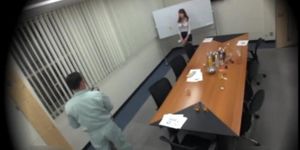 Young Japanese Office Lady Fucked Rough By Repairman In Conference Room | Full Video Here: