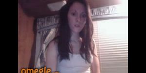 Stoner Chick gets off on Omegle and then Hits her Bong