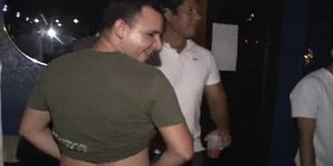 Horny gays arrange a sex party - video 12