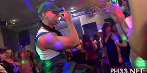 Group sex wild patty at night club - video 79