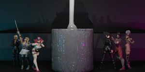 2B Figurine Cum Jar - 3D Animation
