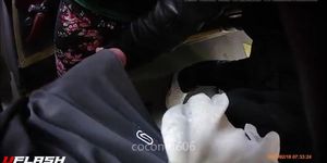 touch cock in bus front