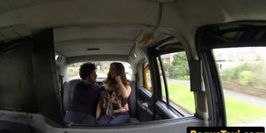 British amateur pussylicked in taxi