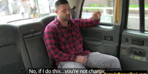 Curvy british taxi driver fucked on backseat