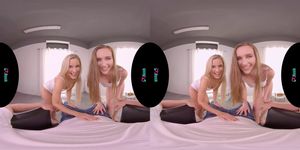 VRHUSH Naughty Threesome with Lola Myluv and Stacy Cruz - video 1